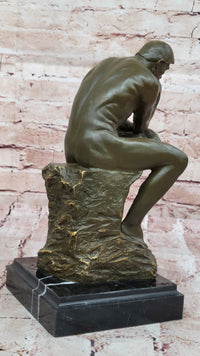 The Thinker Bronze – Rodin Inspired Sculpture on Marble