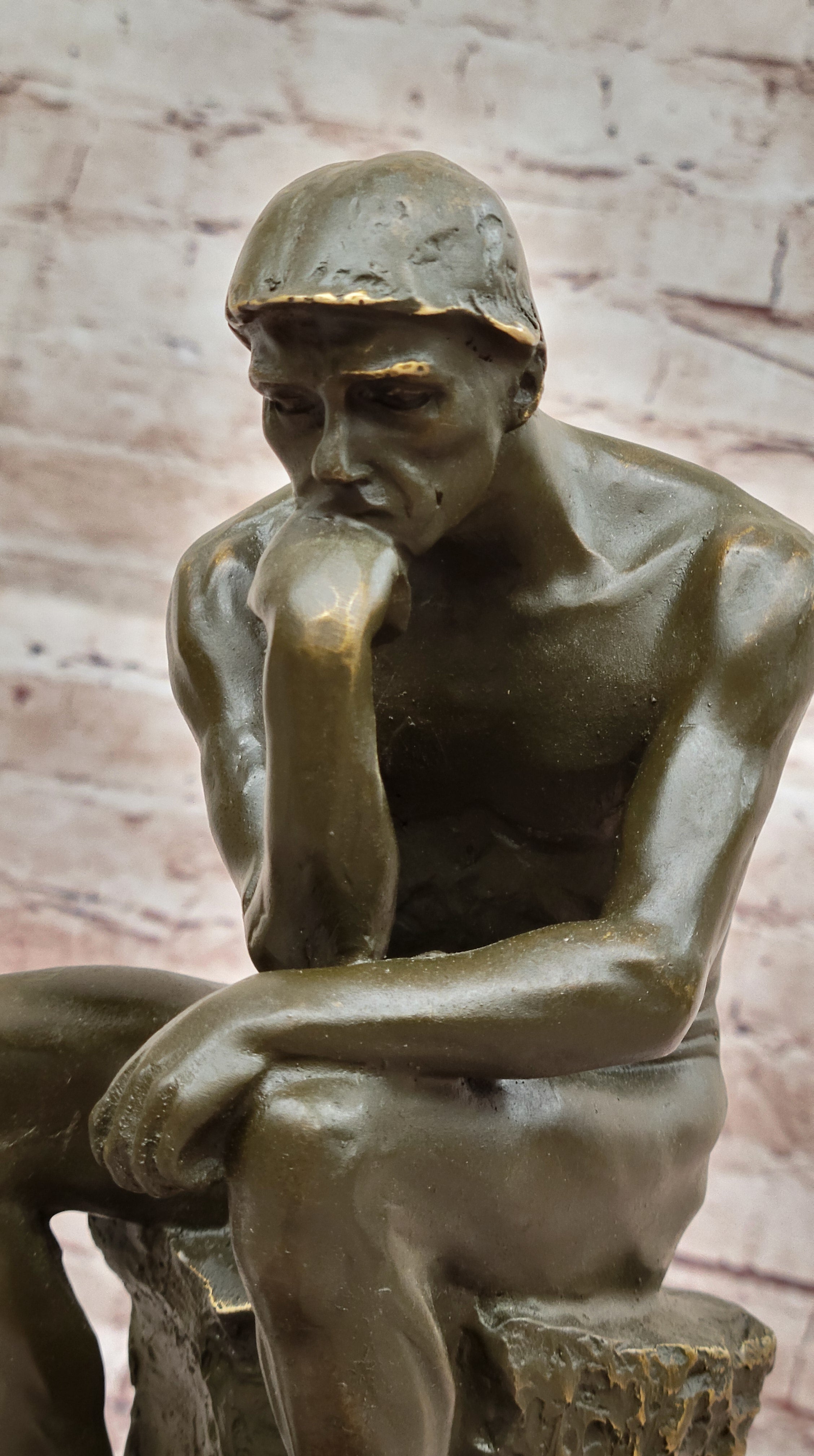 The Thinker Bronze – Rodin Inspired Sculpture on Marble