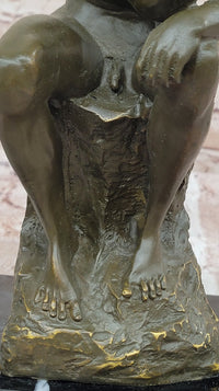 The Thinker Bronze – Rodin Inspired Sculpture on Marble