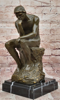 The Thinker Bronze – Rodin Inspired Sculpture on Marble