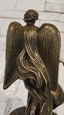 Hand Made Cupid and Abduction of Psyche by French Artist Patoue Bronze Sculpture