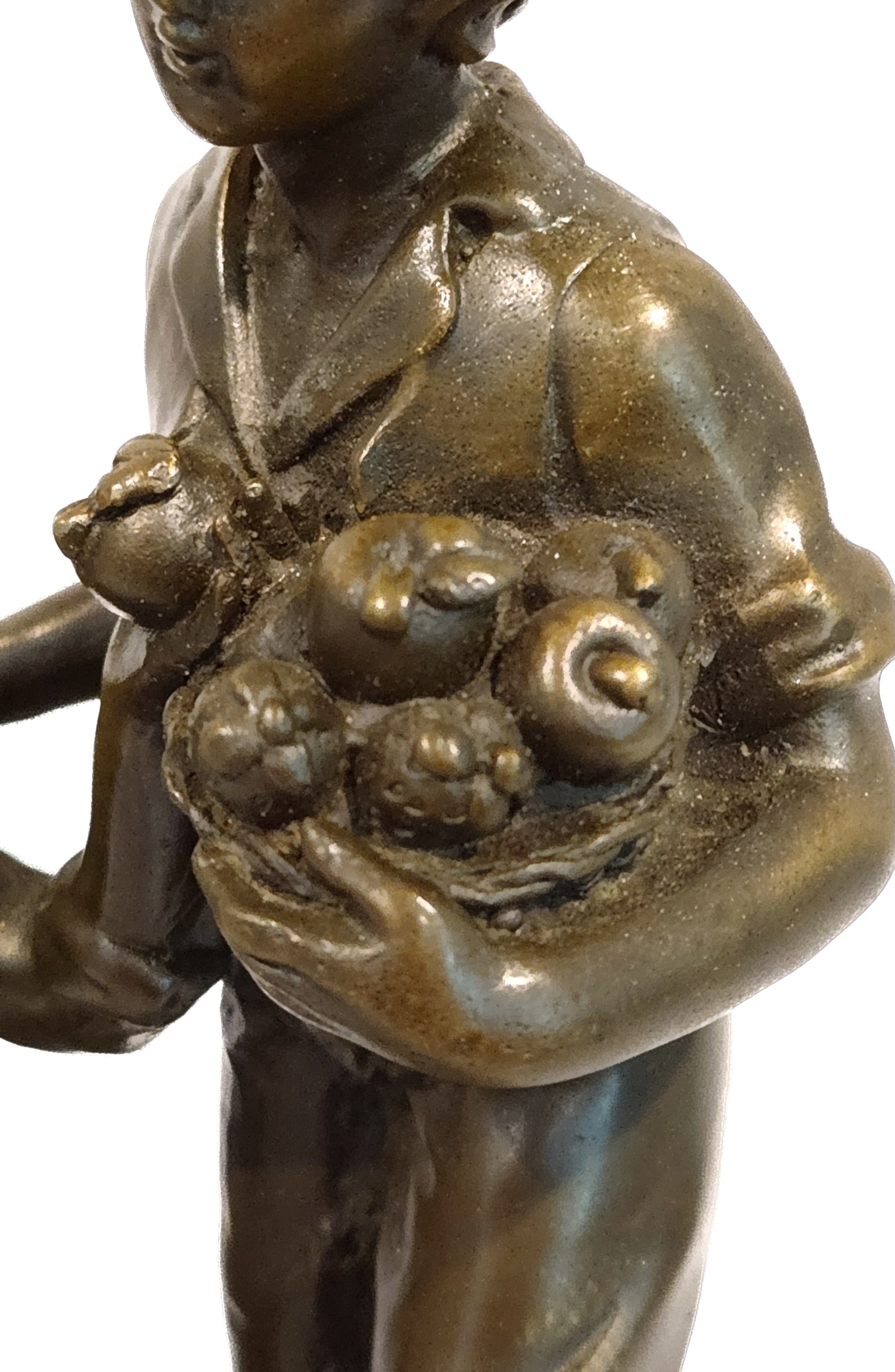 Bronze Figurine Statue Man Lady Love Decorative Figurines Ornament Signed Cesaro