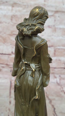 Saint Margaret of Antioch Bronze – Christian Woman with Dragon