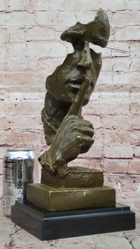 Abstract 'Silence' Bronze Sculpture – Dali Modern Art