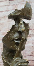 Abstract 'Silence' Bronze Sculpture – Dali Modern Art