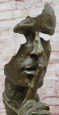 Abstract 'Silence' Bronze Sculpture – Dali Modern Art