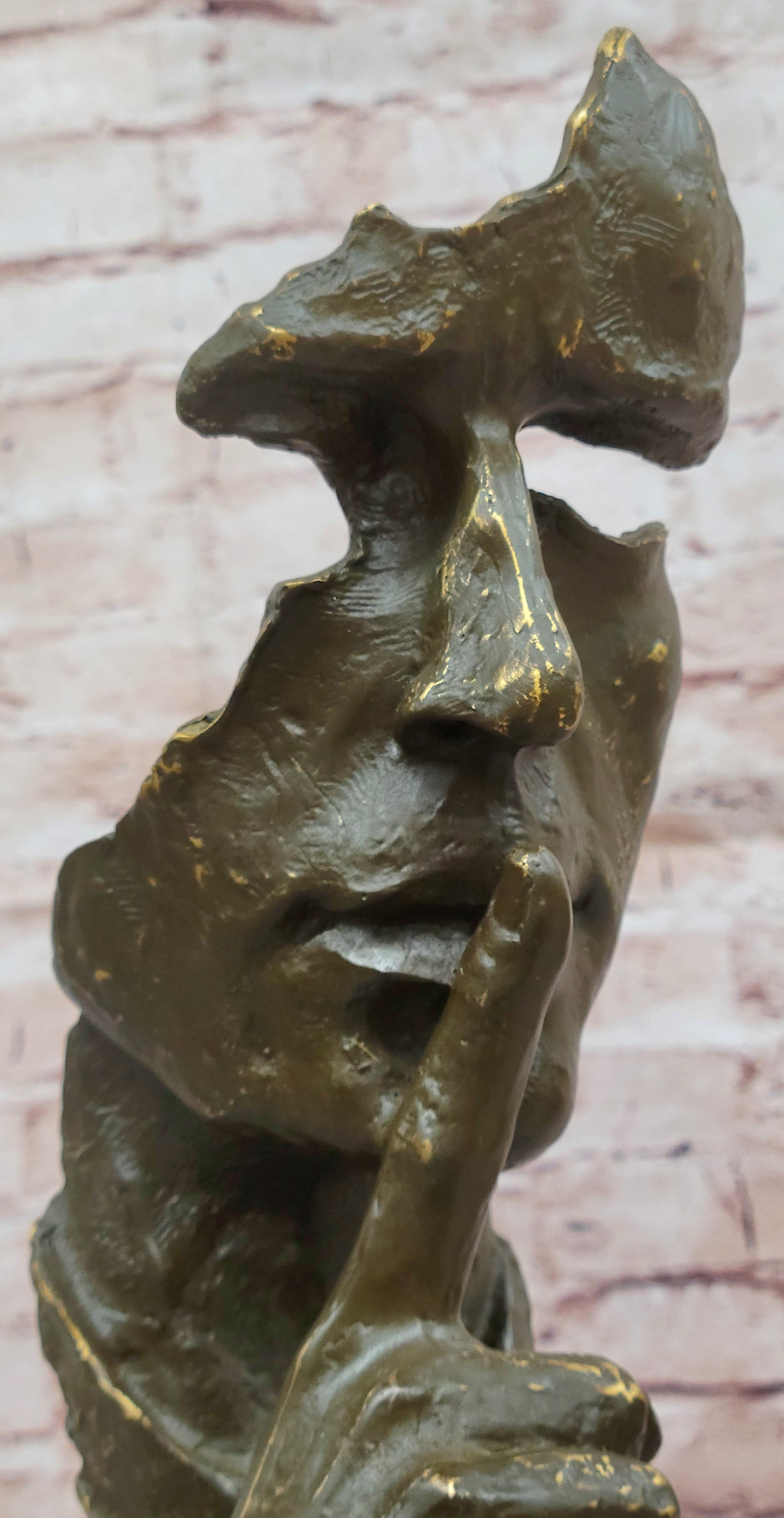 Abstract 'Silence' Bronze Sculpture – Dali Modern Art