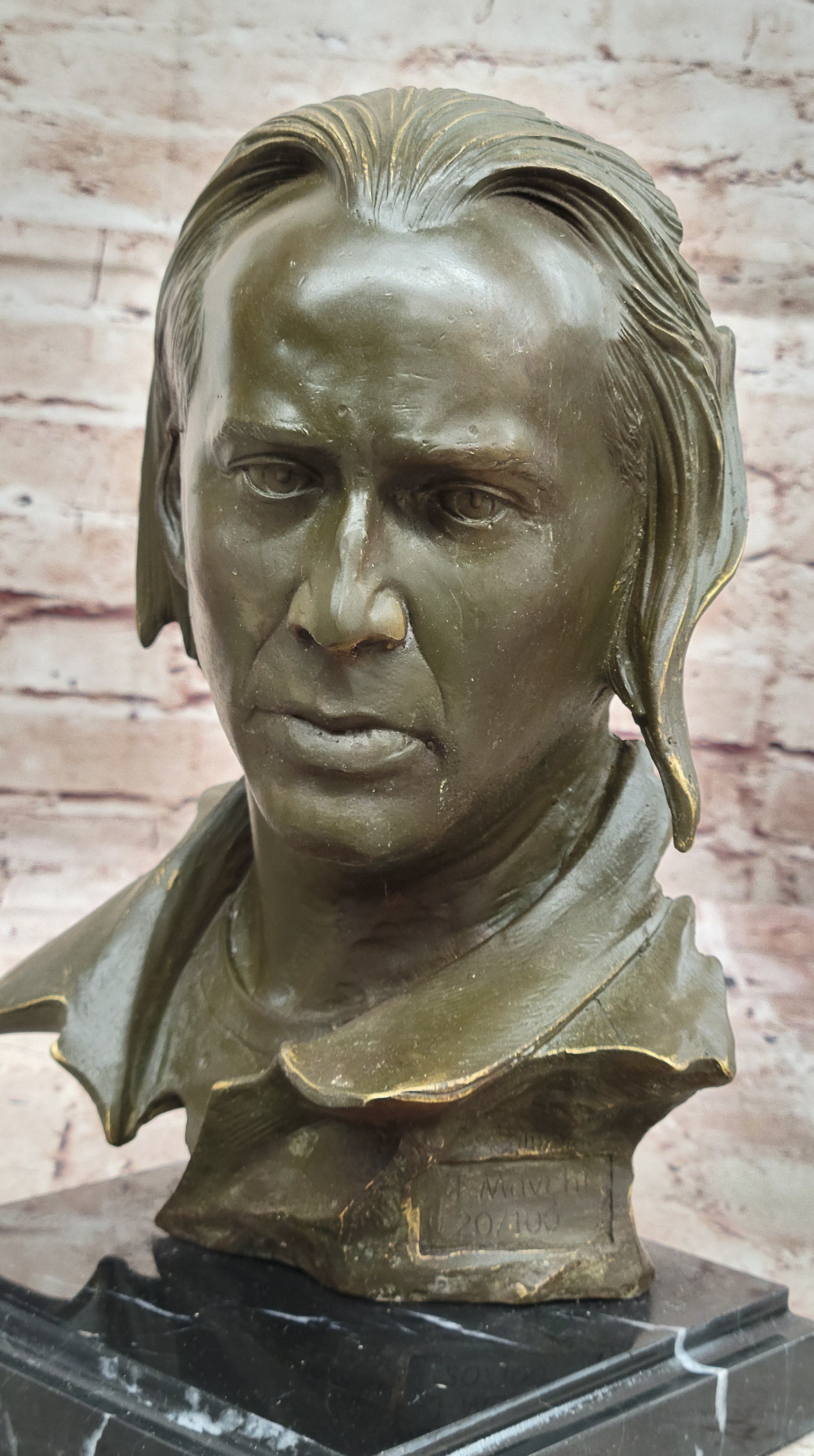 Nicolas Cage Bronze Bust by Mavchi – Limited Edition Numbered