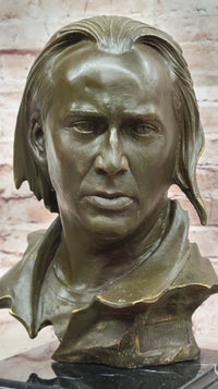 Nicolas Cage Bronze Bust by Mavchi – Limited Edition Numbered