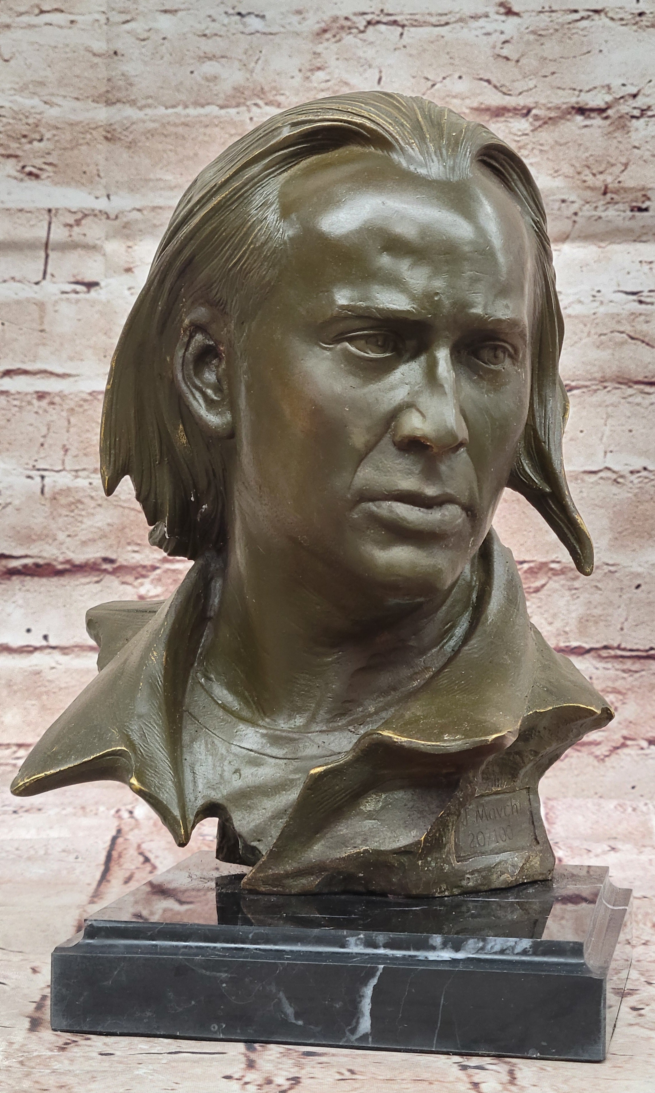 Nicolas Cage Bronze Bust by Mavchi – Limited Edition Numbered