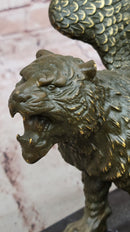 Majestic Griffin Bronze - Lion-Eagle Fantasy Art