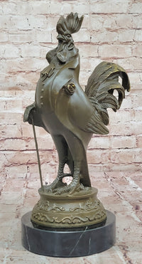 Dapper Rooster Gentleman Bronze – Victorian Style