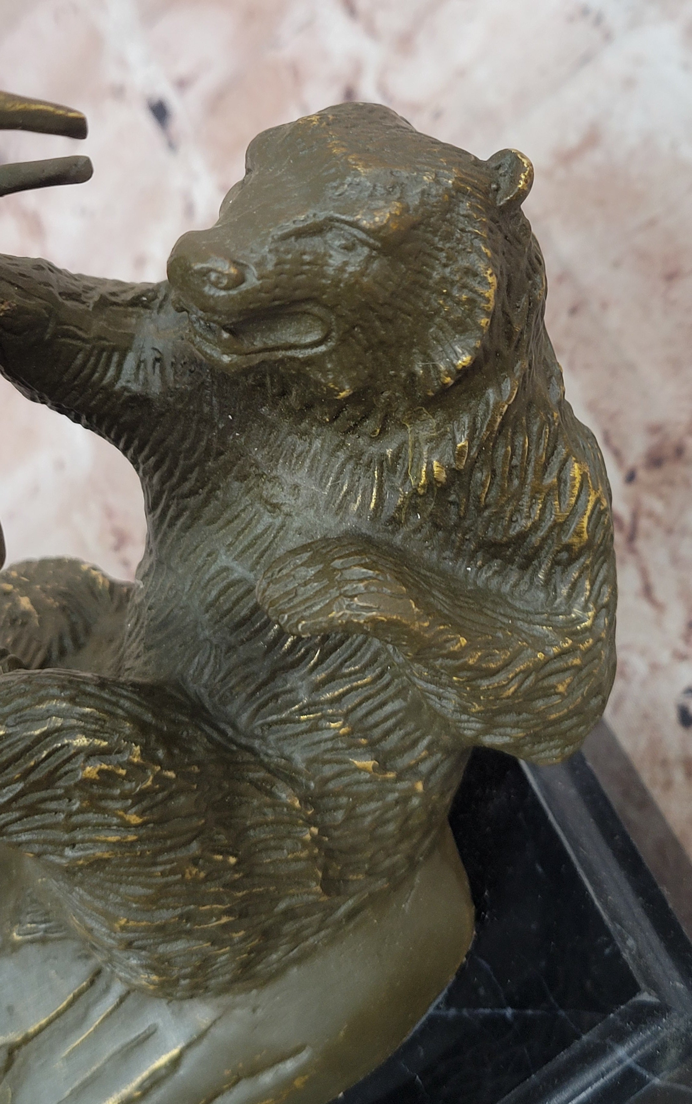 Bull and Bear Bronze Sculpture - Financial Market Symbol