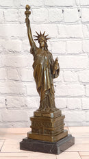 Large Statue of Liberty Hot Cast Bronze Sculpture Figurine Statue by Fisher
