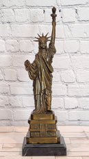 Large Statue of Liberty Hot Cast Bronze Sculpture Figurine Statue by Fisher