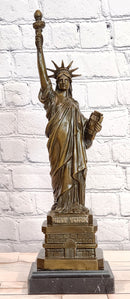 Large Statue of Liberty Hot Cast Bronze Sculpture Figurine Statue by Fisher