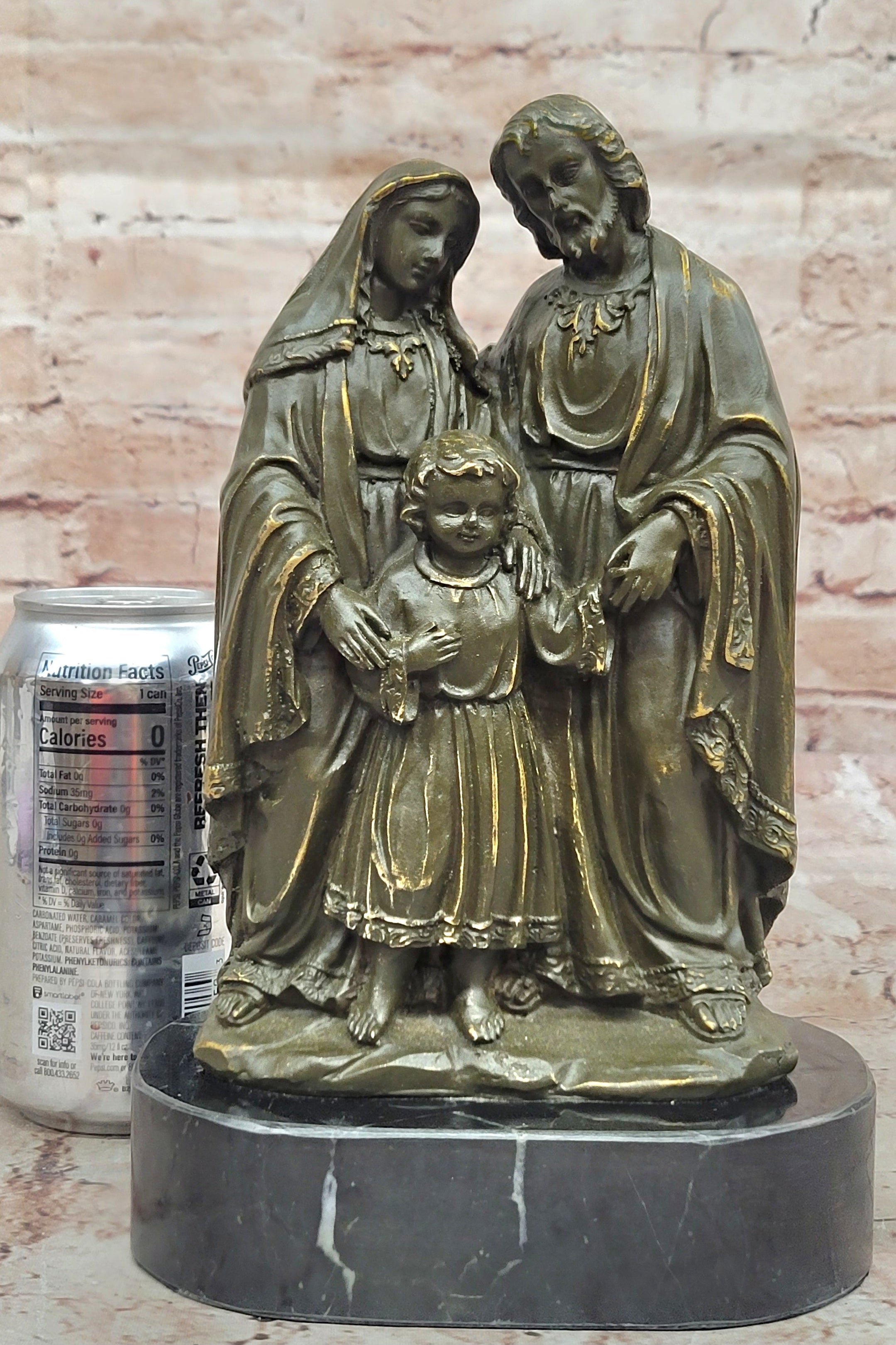 Holy Family Bronze Sculpture – Jesus, Mary & Joseph