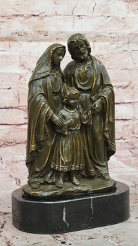 Holy Family Bronze Sculpture – Jesus, Mary & Joseph