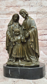 Holy Family Bronze Sculpture – Jesus, Mary & Joseph