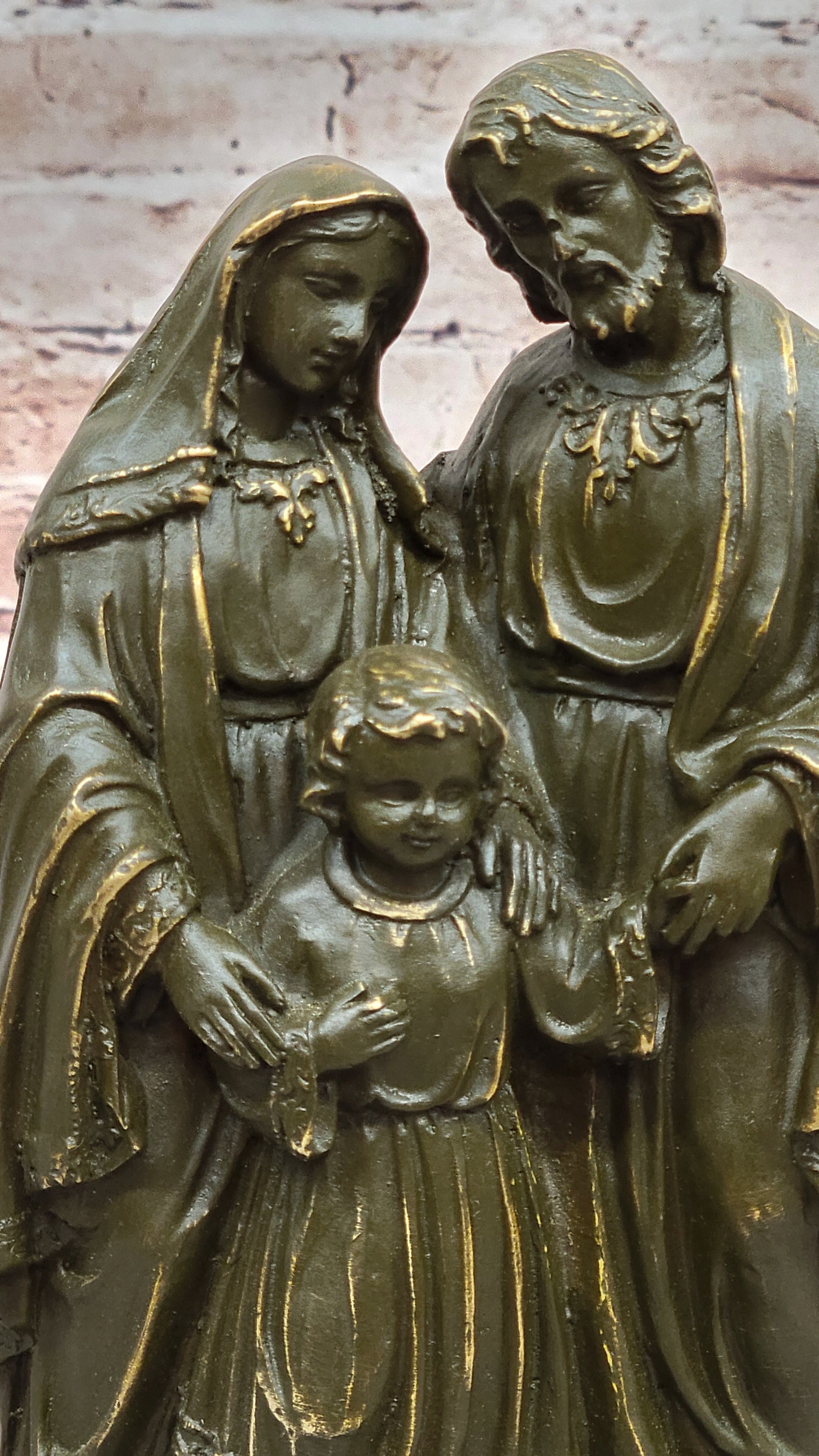 Holy Family Bronze Sculpture – Jesus, Mary & Joseph