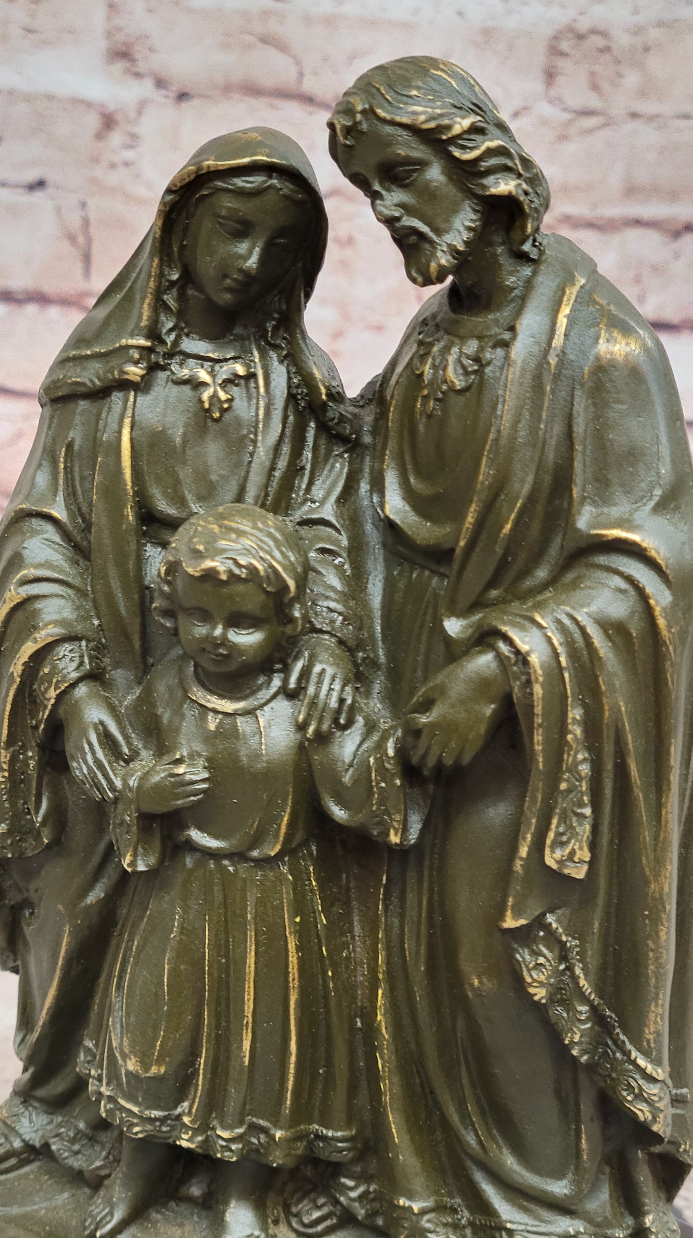 Holy Family Bronze Sculpture – Jesus, Mary & Joseph
