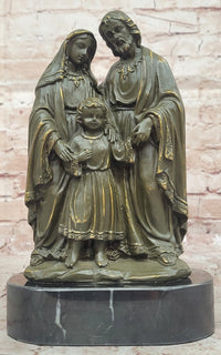 Holy Family Bronze Sculpture – Jesus, Mary & Joseph