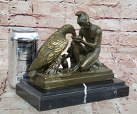 Bronze Zeus and Ganymede - Mythical Greek Sculpture