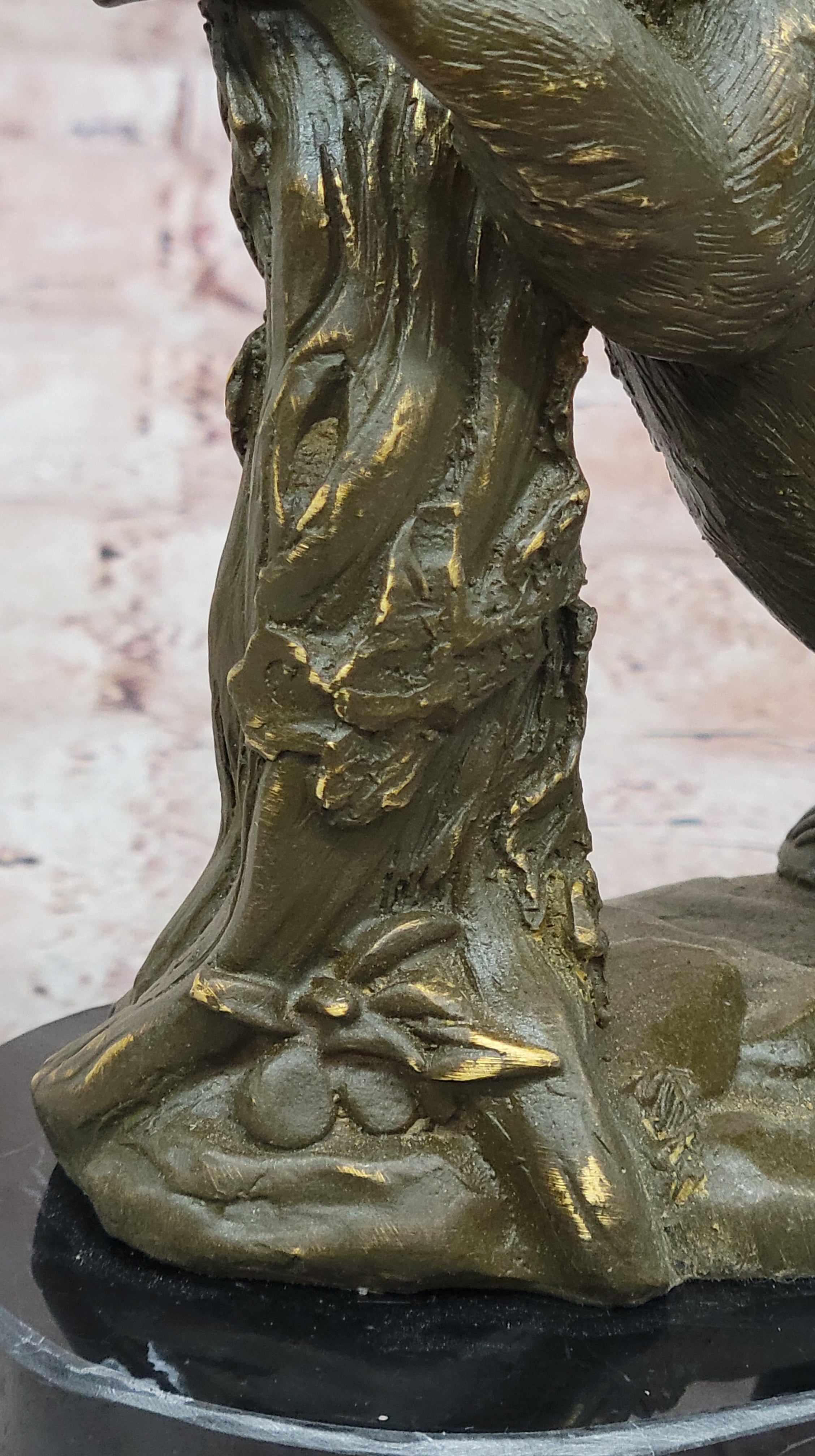 Playful Bear and Cub Bronze – Forest Wildlife