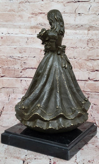 Bronze Quinceañera Girl - Elegant 15th Birthday