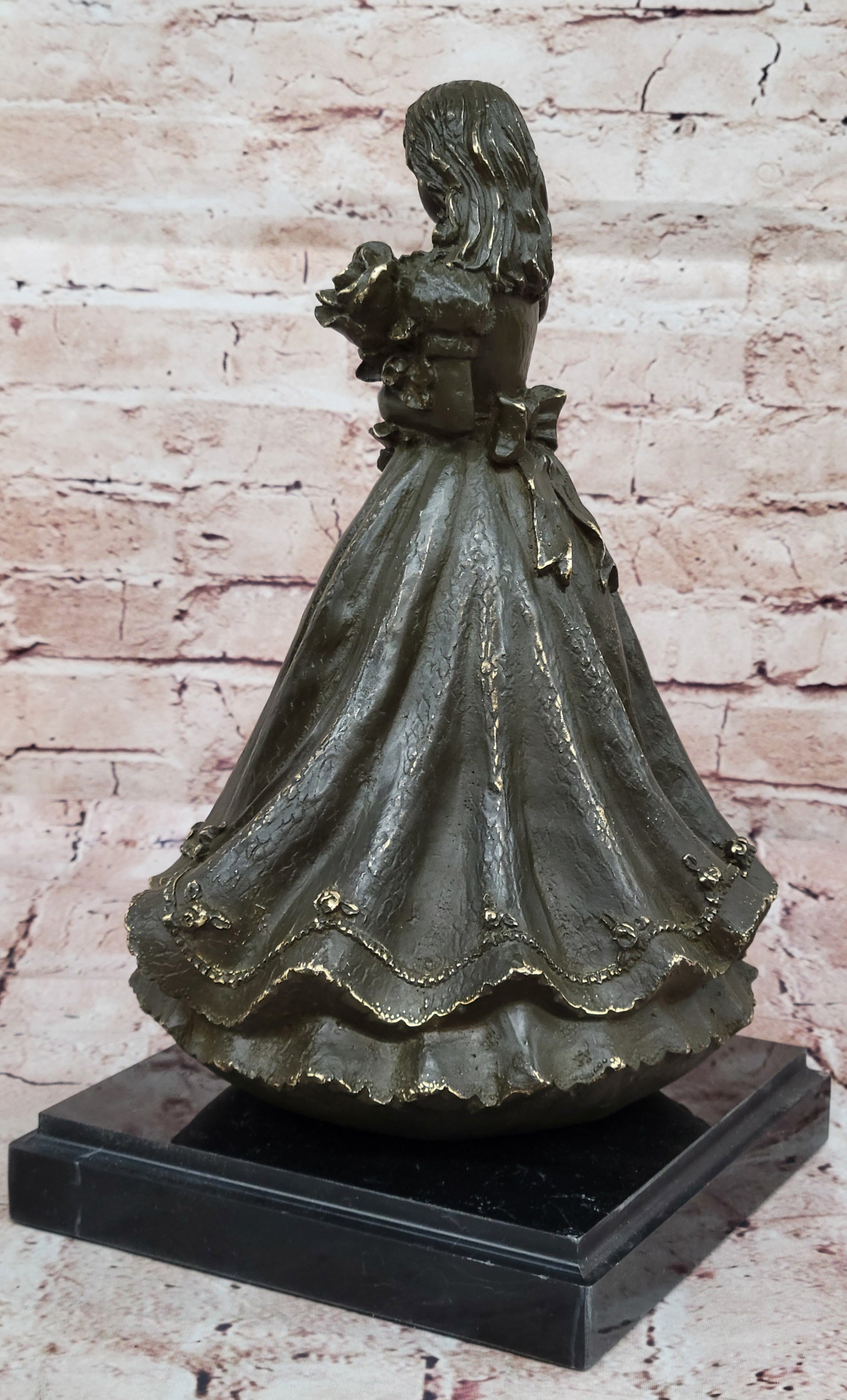 Bronze Quinceañera Girl - Elegant 15th Birthday