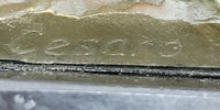 Bronze Victorian Lady and Boy Sculpture on Marble Base