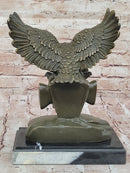 Bronze Eagle and Handshake – American Unity Sculpture