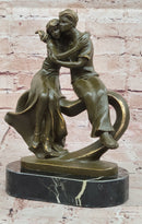Romantic Couple Bronze Sculpture by Patoue