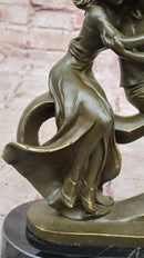 Romantic Couple Bronze Sculpture by Patoue