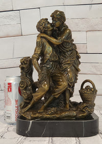 Art Nouveau Couple Romance Romantic Love Museum Quality Bronze Sculpture