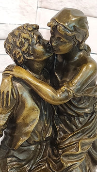 Art Nouveau Couple Romance Romantic Love Museum Quality Bronze Sculpture