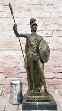 King Leonidas Greek Spartan Warrior Achilles - Bronze Sculpture