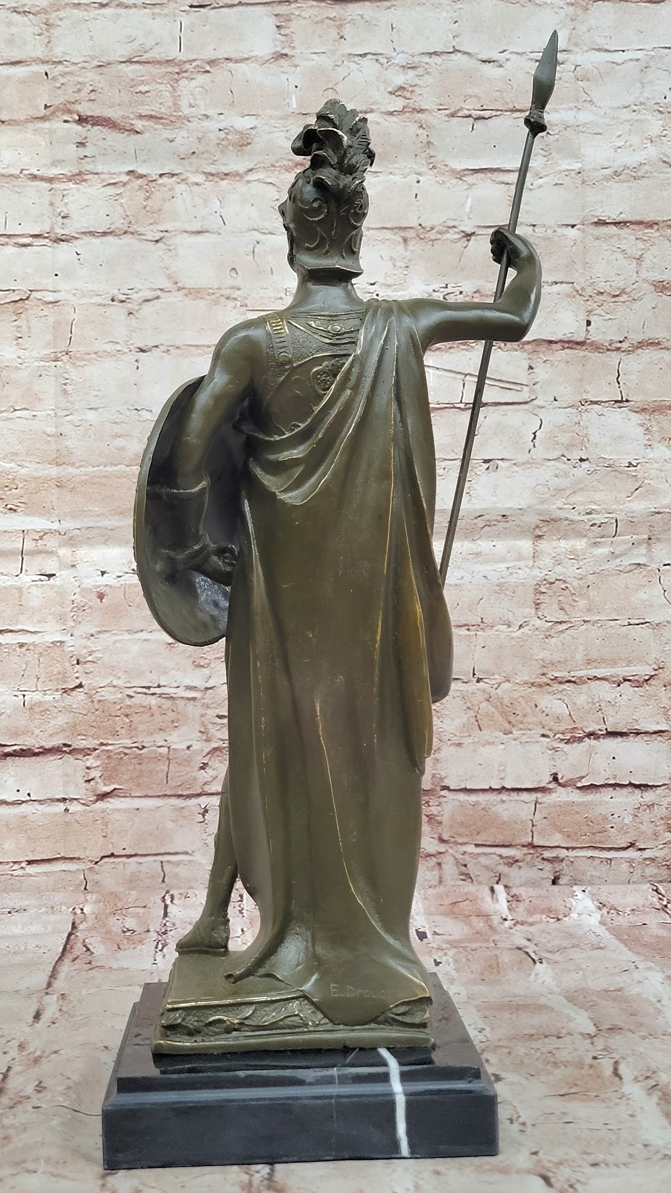 King Leonidas Greek Spartan Warrior Achilles - Bronze Sculpture