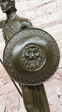 King Leonidas Greek Spartan Warrior Achilles - Bronze Sculpture