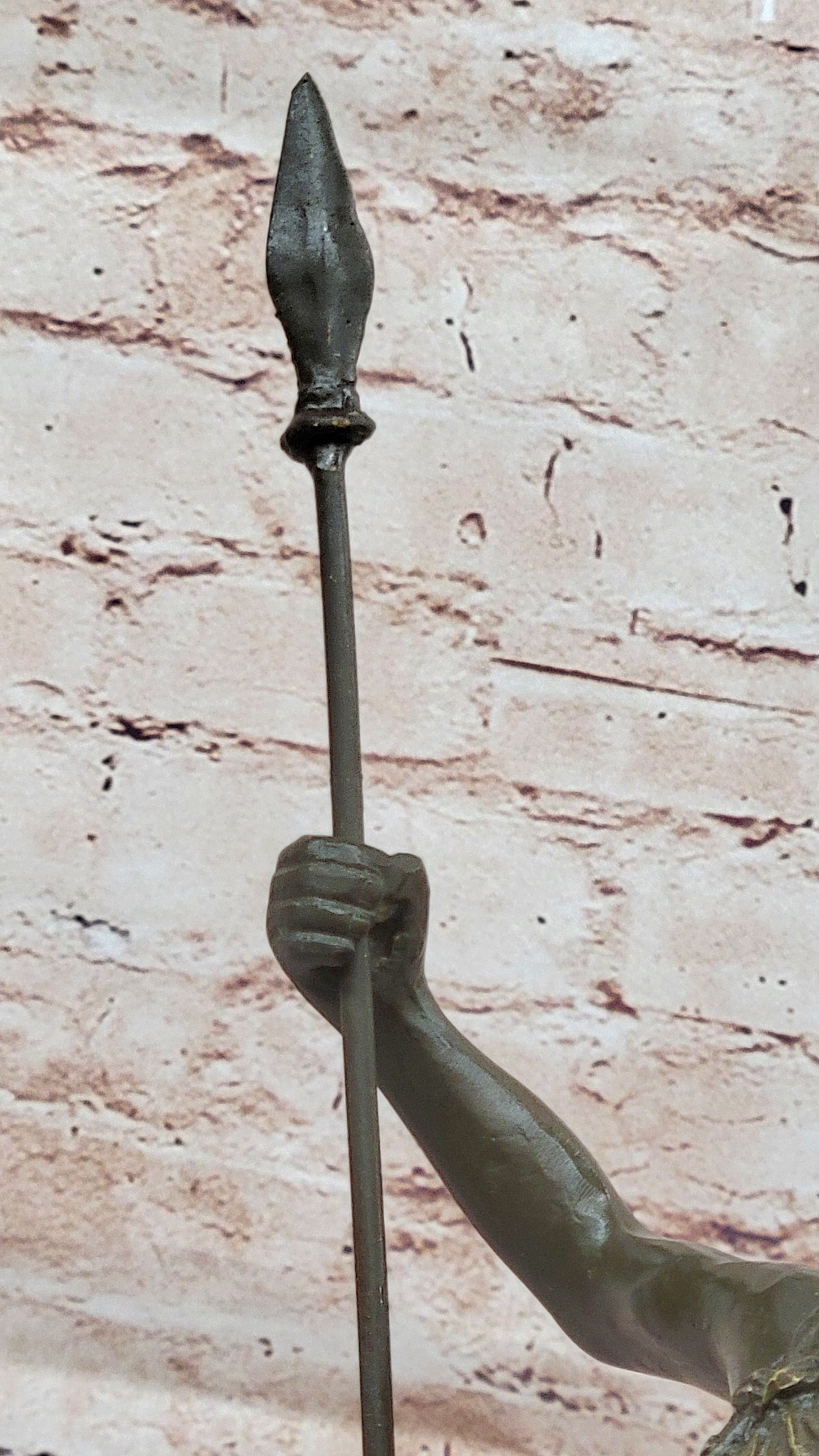 King Leonidas Greek Spartan Warrior Achilles - Bronze Sculpture