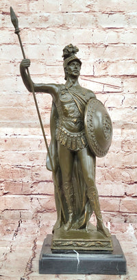 King Leonidas Greek Spartan Warrior Achilles - Bronze Sculpture