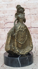15th Birthday Bronze Sculpture – Quinceañera Girl in Dress