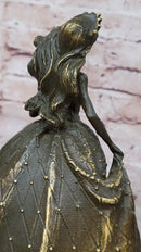 15th Birthday Bronze Sculpture – Quinceañera Girl in Dress