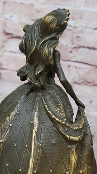 15th Birthday Bronze Sculpture – Quinceañera Girl in Dress