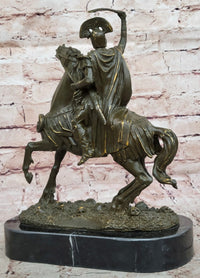 Roman Cavalry Centurion on Horseback - Bronze by Kamiko