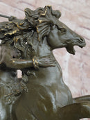 Bronze Poseidon Sculpture – Greek Sea God on Hippocampus