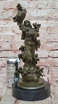 Bronze Angel and Cherubs – Romantic Baroque Style