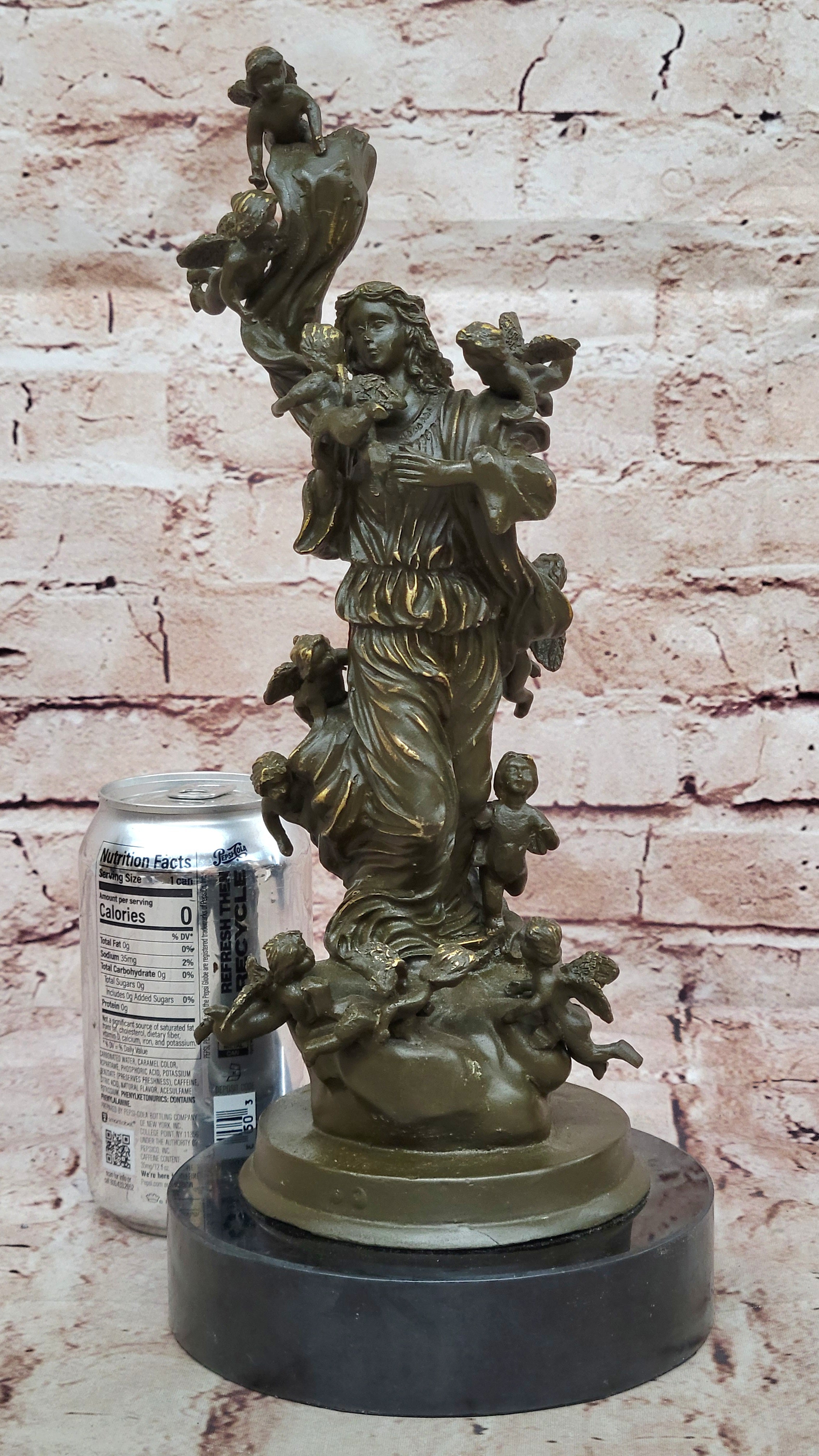 Bronze Angel and Cherubs – Romantic Baroque Style