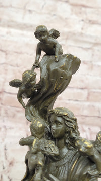 Bronze Angel and Cherubs – Romantic Baroque Style