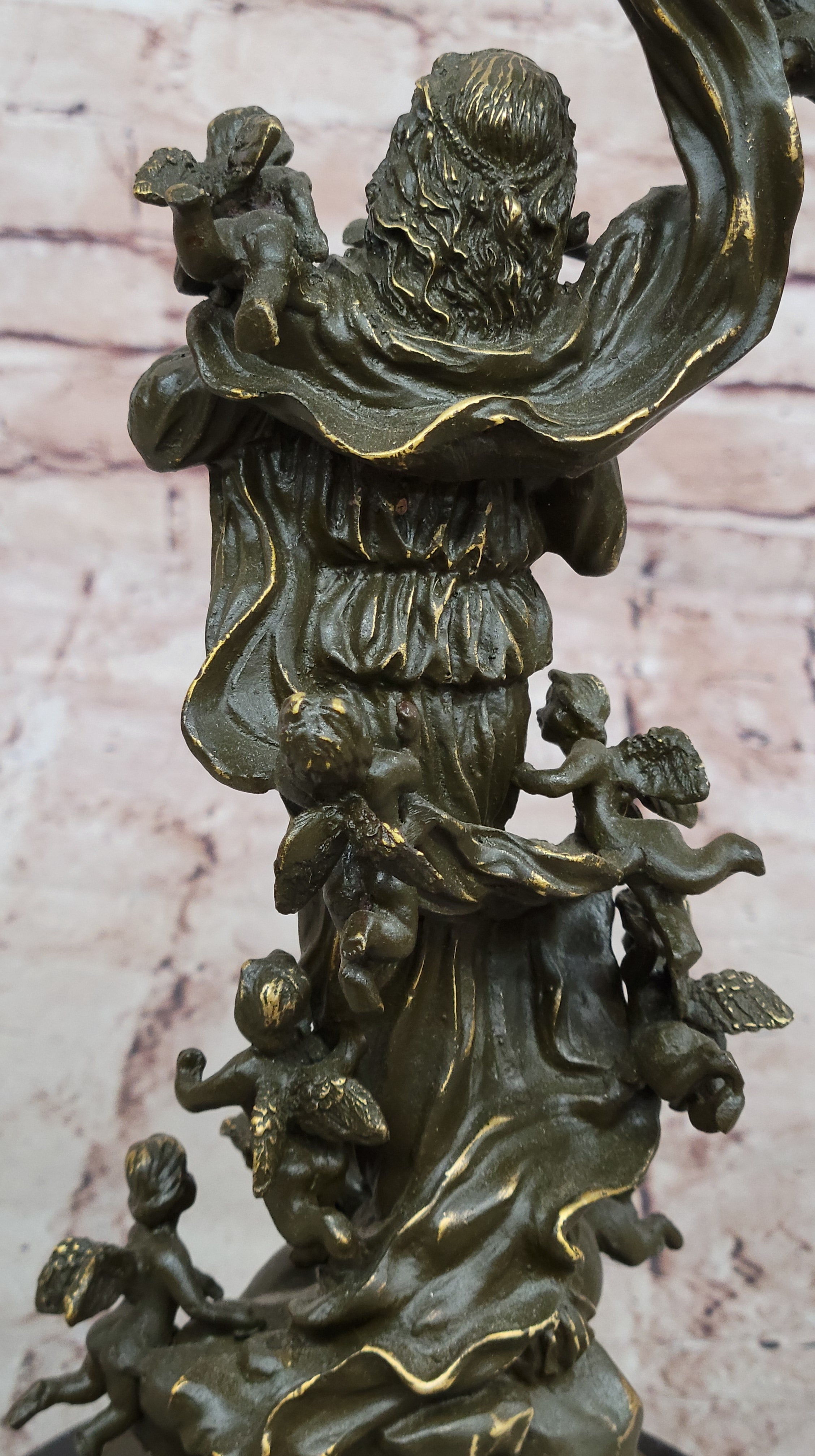 Bronze Angel and Cherubs – Romantic Baroque Style